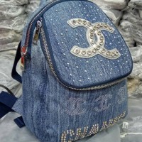 Tas Ransel Jeans CHANEL 59636 original (miror)