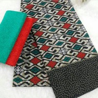 Kain Batik Embos Spiral Warna
