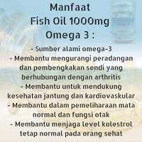 Jual Omega 3 (Salmon Fish Oil + Natural Vitamin E) 1000mg Health N Nature Murah