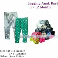 Celana Legging Anak Bayi 3-12 Bulan - Grosir Celana Legging Motif