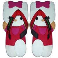 Jual Sandal Sancu Boneka Hello Kitty Merah Termurah Jepit Harian Simpel Murah