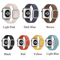LEATHER APPLE WATCH 38MM, 42MM, SERIES 1 & 2 SMARTWATCH MODERN STRAP