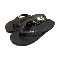 Jual Sandal Fipper Slick Black Black Murah