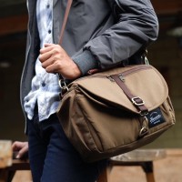 Jual Tas Kamera Sling Messenger Camera Bag Mirroless DSLR - SATCHEL KHAKI Murah
