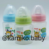 Jual Botol Susu Wide Neck 150 ml Zippy BPA FREE + 2 Dot Peristaltik OK-11 Murah