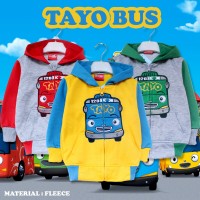 JAKET ANAK MURAH/JAKET LUCU/JAKET MURAH/JAKET TAYO BUS SIZE 5-7