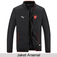 Jual Jaket Parasut Black Arsenal Murah