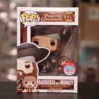 Jual Funko Pop Pirates of The Caribbean Barbossa with Monkey NYCC 2016 Excl Murah