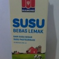 Jual Susu Segar DIAMOND Bebas Lemak isi 6 pcs @ 1 liter Murah