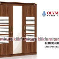 LCB0110383 VIANO Olympic Lemari Pakaian Pintu 3