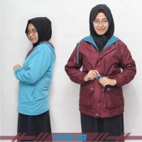 Jual Parka Parasut Wanita | Jaket Bolak Balik Maroon Turkish Kece (PPM 18) Murah