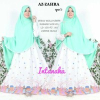 az zahra set syar'i gamis wollycrepe