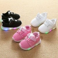 Jual Sepatu LED anak laki - laki / perempuan Murah