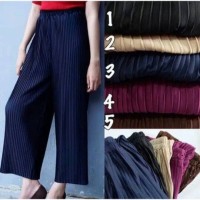 Jual Promo 2 99rb / celana kulot panjang/ celana kulot plisket/celana kulot Murah