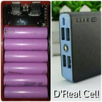 Jual DIY Power Bank 15600 mAh Real Capacity 4 Ports incl. Samsung Original Murah