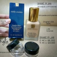 Jual SHARE IN JAR - ESTEE LAUDER DOUBLE WEAR FOUNDATION ORIGINAL USA 100% Murah