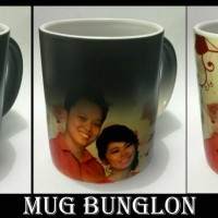 souvenir ulang tahun , kado valentine / anniversary mug bunglon unik