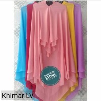 Jual Hijab Layer - Khimar Lyra Virna Ref - Khimar Ceruti 2 Lapis Layla Murah