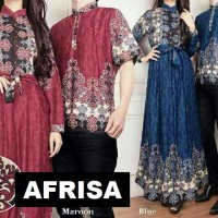 Jual baru Couple Busui AFRISA Baju Koko + Gamis Maxi Murah