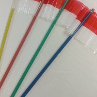 Jual Bendera Merah Putih / 17 Agustus Plastik dengan Tiang/Tangkai (20 pc) Murah