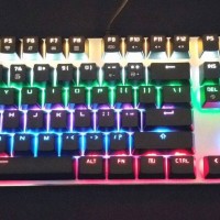 Jual Mechanical Gaming Keyboard Metoo Zero X08 LED 104 Key Blue Switch Murah
