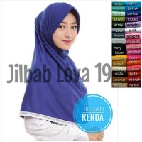 Jual Jilbab Kerudung Hijab Bergo Syria Instan Syar`i Renda Murah