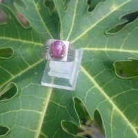 Jual batu ruby rubi cincin ring perak cantik elegan Murah