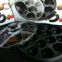 Jual Loyang cetakan takoyaki Happy Call + tutup kaca Murah