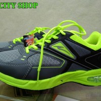 Jual SEPATU SPORT PRIA RUNNING BADMINTON VOLLY ATT HIJAU ABU HITAM Murah