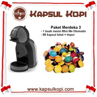 Jual KapsulKopi Paket Merdeka 3 Dolce Gusto Mini Me Otomatis bonus 58kapsul Murah