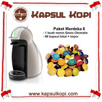 Jual KapsulKopi Paket Merdeka 6 Dolce Gusto Genio Otomatis bonus 58kapsul Murah