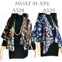 Jual Cardigan Batik Jas Bolero vest wanita batik A328A329 Murah