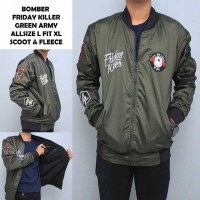 JAKET PRIA JAKET BOMBER FRIDAY KILLER DISTRO LIMITED EDITION