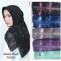 Dauky Hedda Scarf | Jilbab/ Kerudung Segi empat Motif