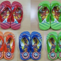 Jual Sandal Anak Motif Avenger Frozen Hello Kitty Spongebob Minion Murah