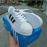 Jual SEPATU ADIDAS SUPERSTAR FOUNDATION BLACK WHITE Murah