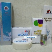 Jual PAKET MSI MULTY/BIOSPRAY + MSI SILVER ION + FRUIT SERUM + SABU MSI Murah
