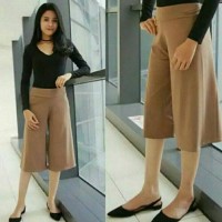 Jual celana kulot crepe pendek 7/8 Murah