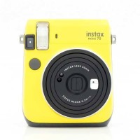 Jual NEW ITEM HARGA BEKAS, KAMERA FUJIFILM POLAROID INSTAX MINI 70 YELLOW!! Murah