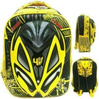Jual PROMO Tas Sekolah Anak SD Transformer Bumblebee 3D Hard Cover ,Murah Murah