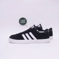 Jual Sepatu Original Adidas Neo VL Court Suede Black White Murah