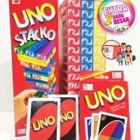 Jual UNO STACKO + UNO Card + 2 Dices ! (1 Package) Murah