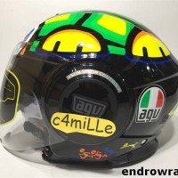 HELM AGV FLUID TARTARUGA HALF FA ORIGINAL
