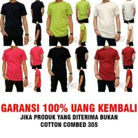 Jual ORIGINAL 100% KAOS POLOS SEMI SOFT COTTON COMBED 30S GILDAN Murah