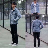 Jual JAKET JEANS LEVIS PRIA ABU KEREN / GREY ( PREMIUM QUALITY ) Murah