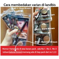 Jual LANDBIS EYEBROW GEL 3 in1 with eyeliner + BRUSH Murah
