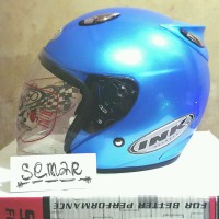 Helm basic INK Centro - Blue Ice - bkn KYT BOGO AGV RETRO CROSS ANAK