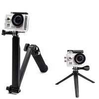 Jual 3 WAY GRIP ARM TRIPOD SJCAM XIAOMI XICAM ACTIONCAM GOPRO Murah