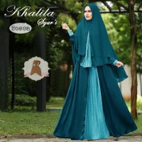 GAMIS SYARI BERGO SET BUSUI JUMBO : BW3803 KHALILA WAVE