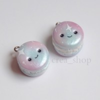Jual Pastel Galaxy Macaron Kawaii - Handmade Fimo Polymer Clay Murah